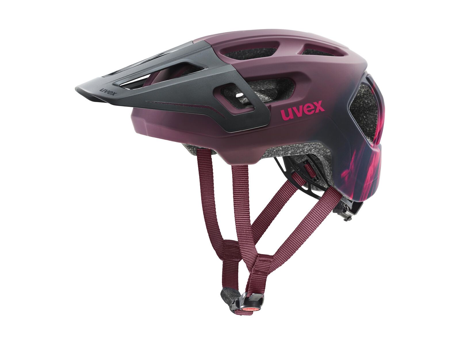 uvex react jr. fullface, cranberry matt - Bild 2