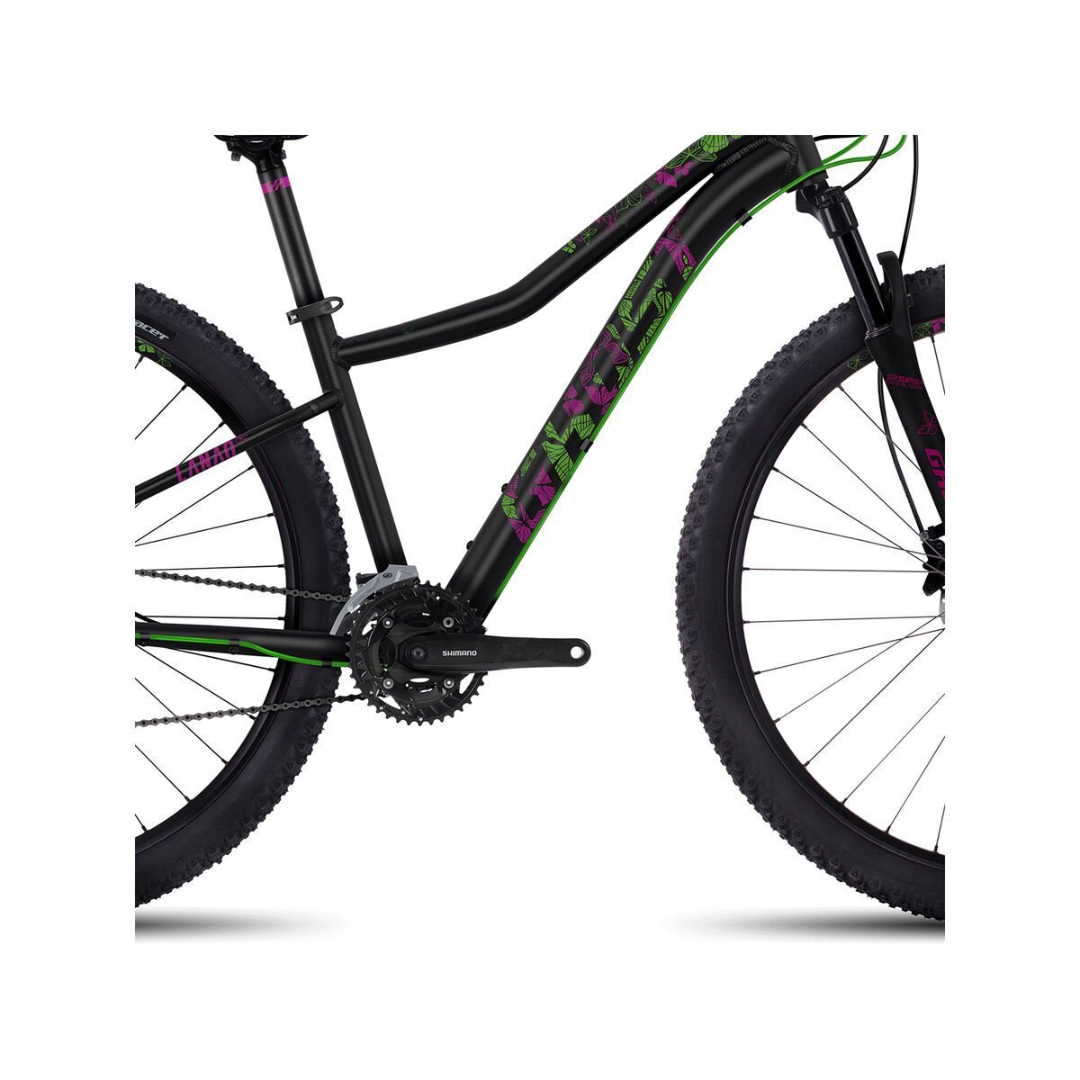 Ghost Lanao 3 AL 29, night black/riot green/fuchsia pink - Bild 3