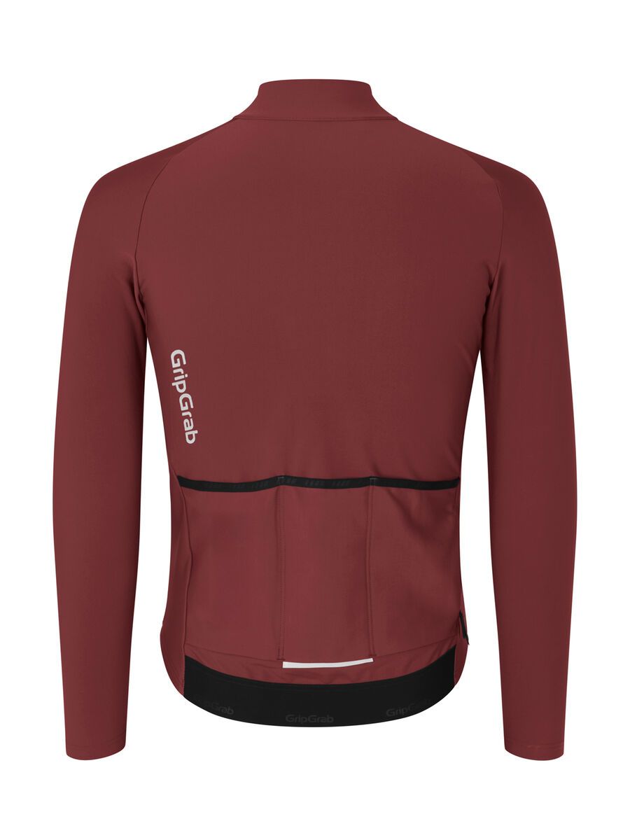GripGrab PACR Thermal Long Sleeve Jersey, dark red - Bild 3