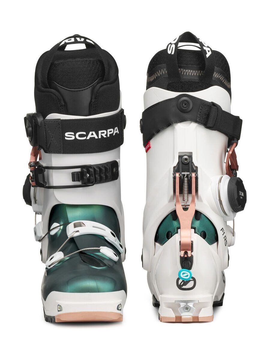 Scarpa F1 RS Woman, white/rainbow green - Bild 4