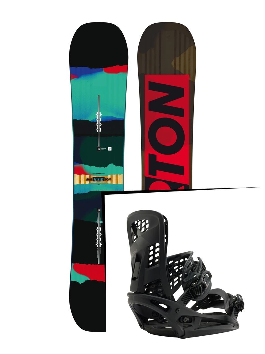 Burton Set: Process Flying V Wide 2016 + Burton Genesis EST - Bild 1