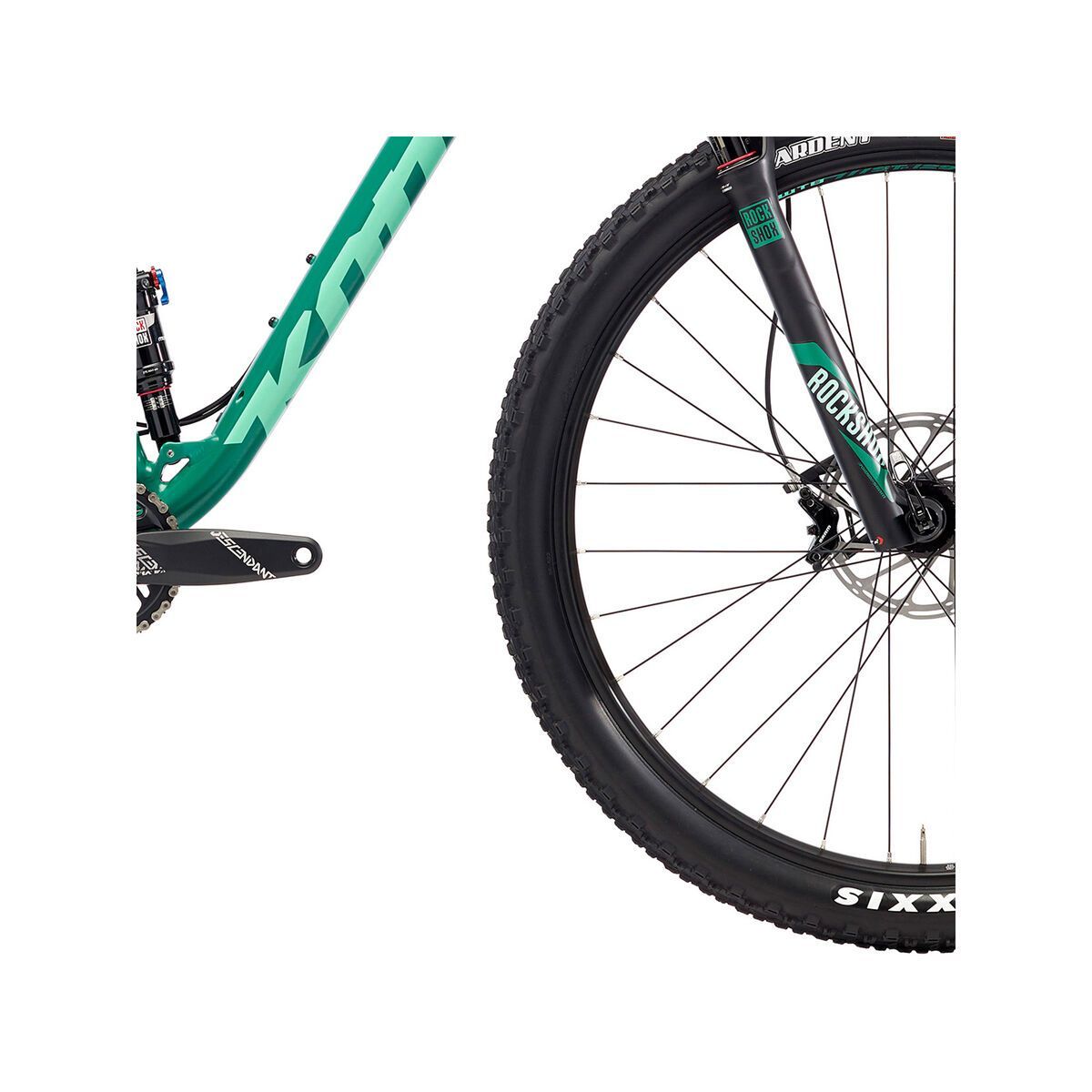 Kona Hei Hei AL/DL, matt green & black w/ black & green decals - Bild 4