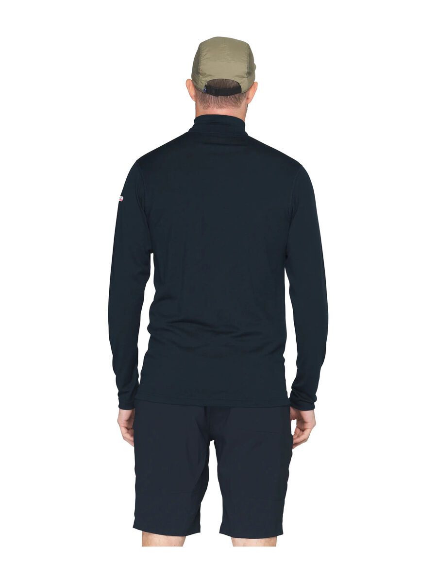 Devold Breeze Plus Merino 200 Zip Neck Man, ink - Bild 4