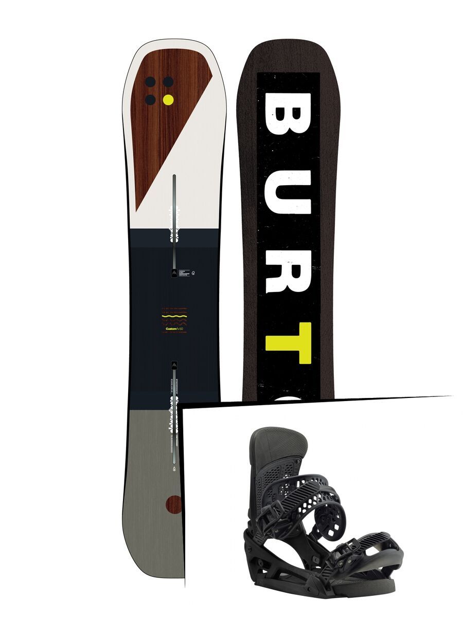 Set: Burton Custom Flying V 2019 +  Malavita EST (1931040S) - Bild 1