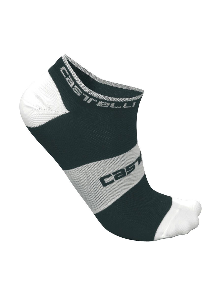 Castelli Lowboy Sock, black/white - Bild 1