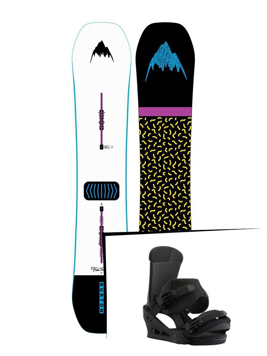 Set: Burton Free Thinker 2019 + Burton Custom black matte - Bild 1