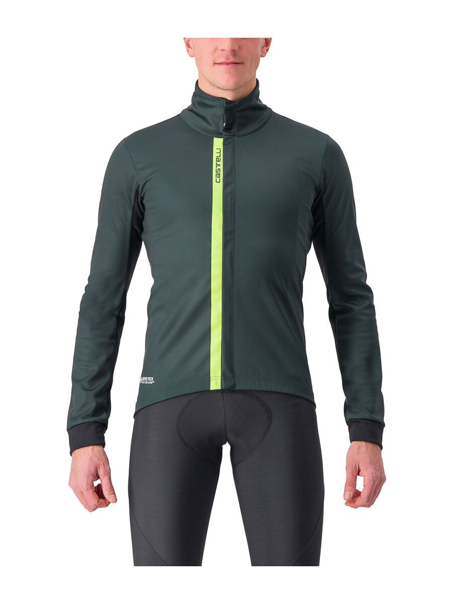 Castelli Entrata Jacket rover green/yellow fluo-light M 4523508-303-M