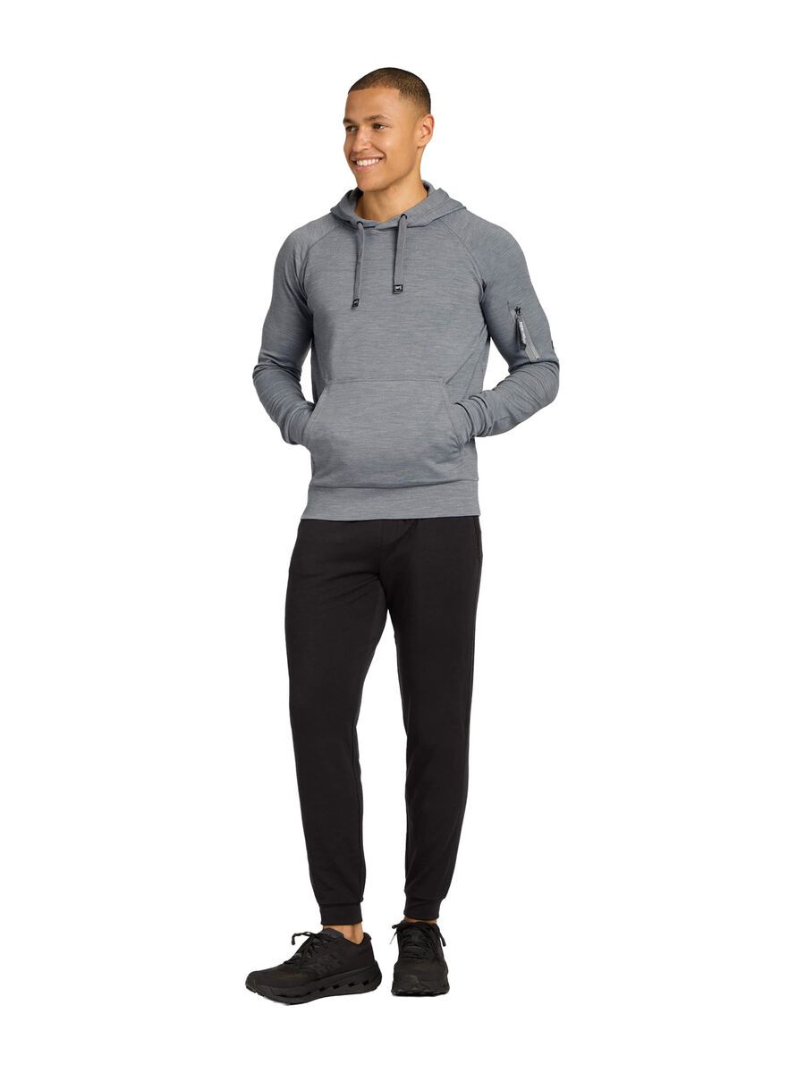 super.natural Favourite Pocket Hoodie Herren, cashmere grey melange - Bild 6