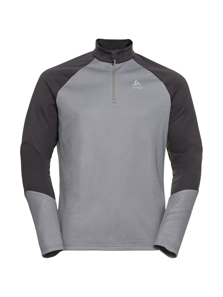 Odlo Men's Planches 1/2 Zip Midlayer, odlo graphite grey/grey melange - Bild 1