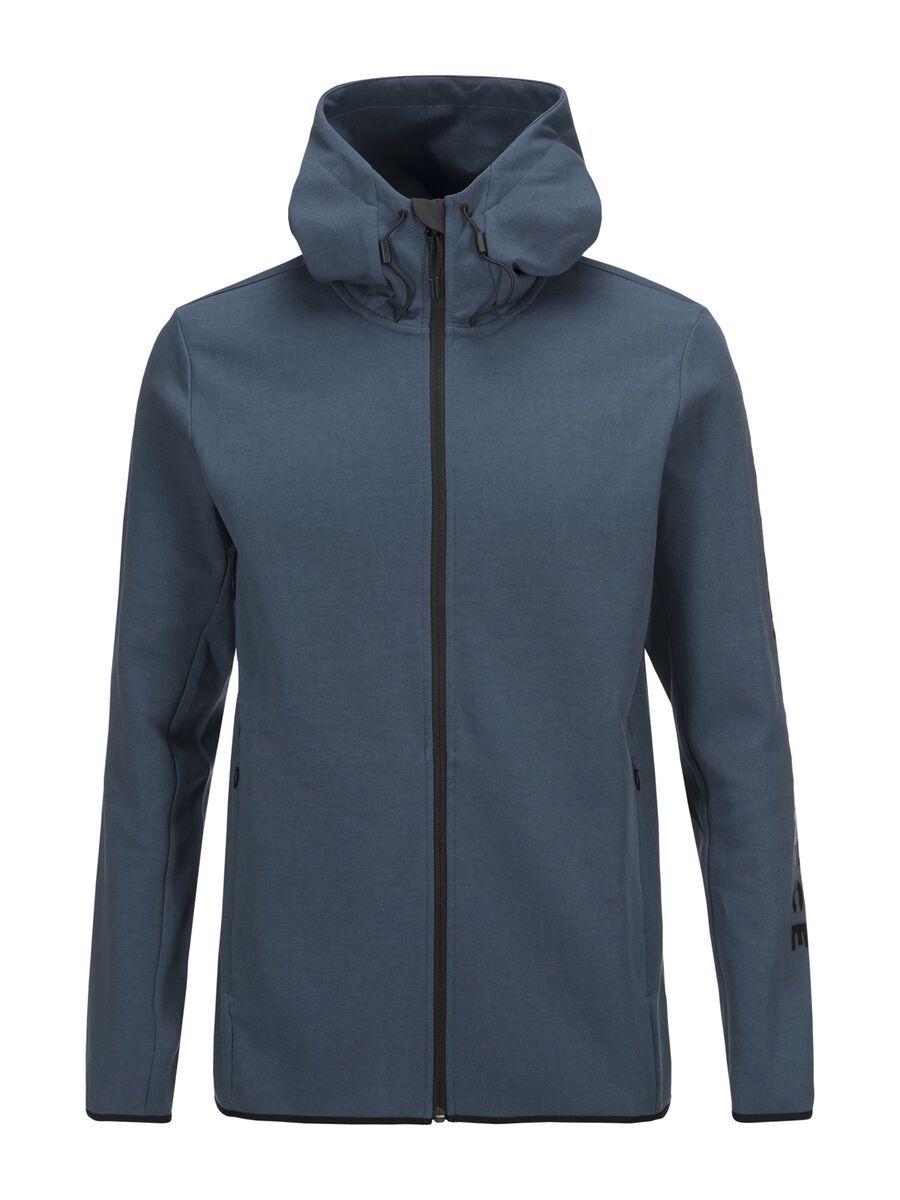 Peak Performance Tech Zip Hood, blue steel - Bild 1