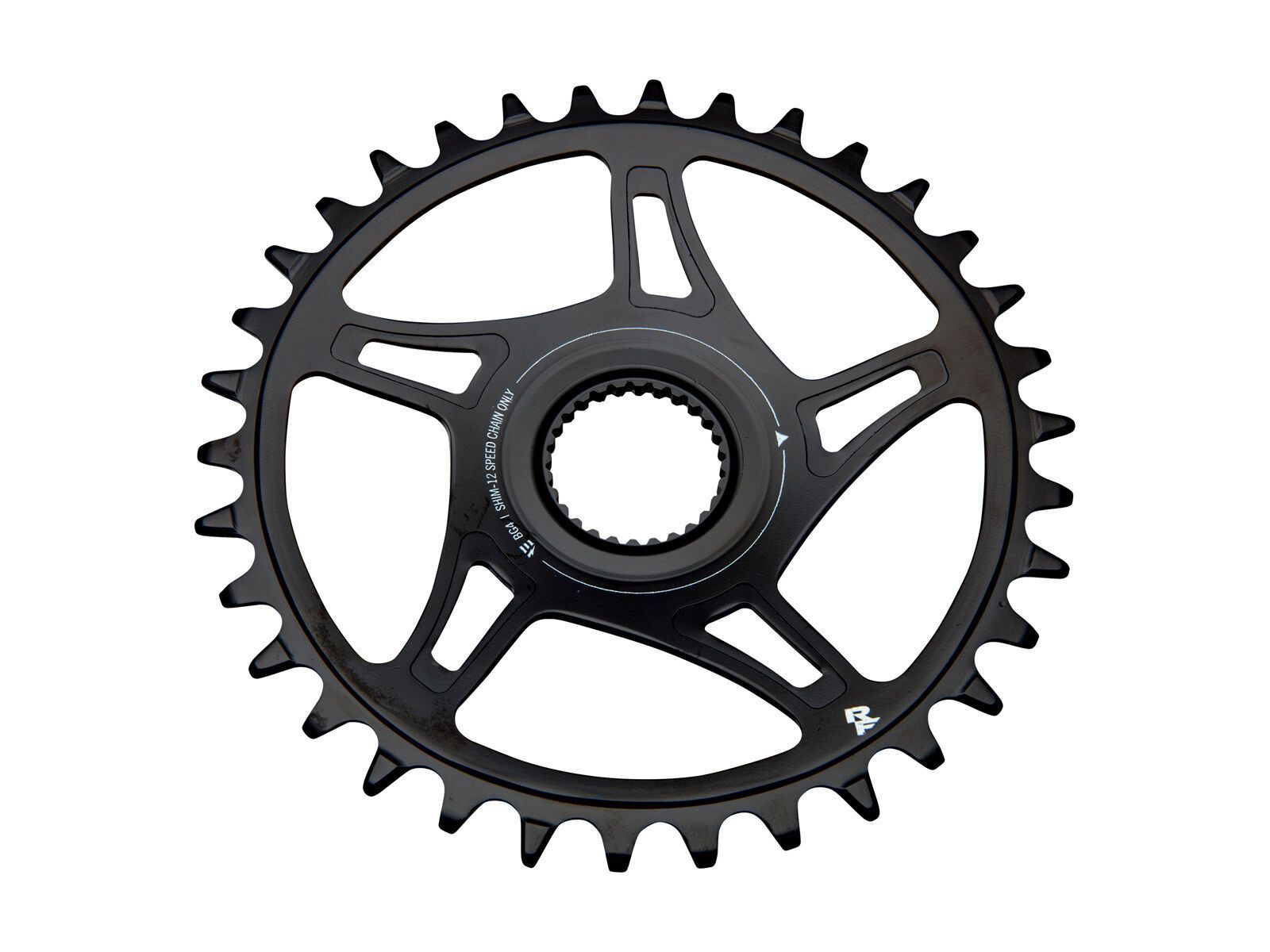 Race Face Direct Mount Bosch G4 E-MTB Steel 52 - Shimano 12-fach, black - Bild 2