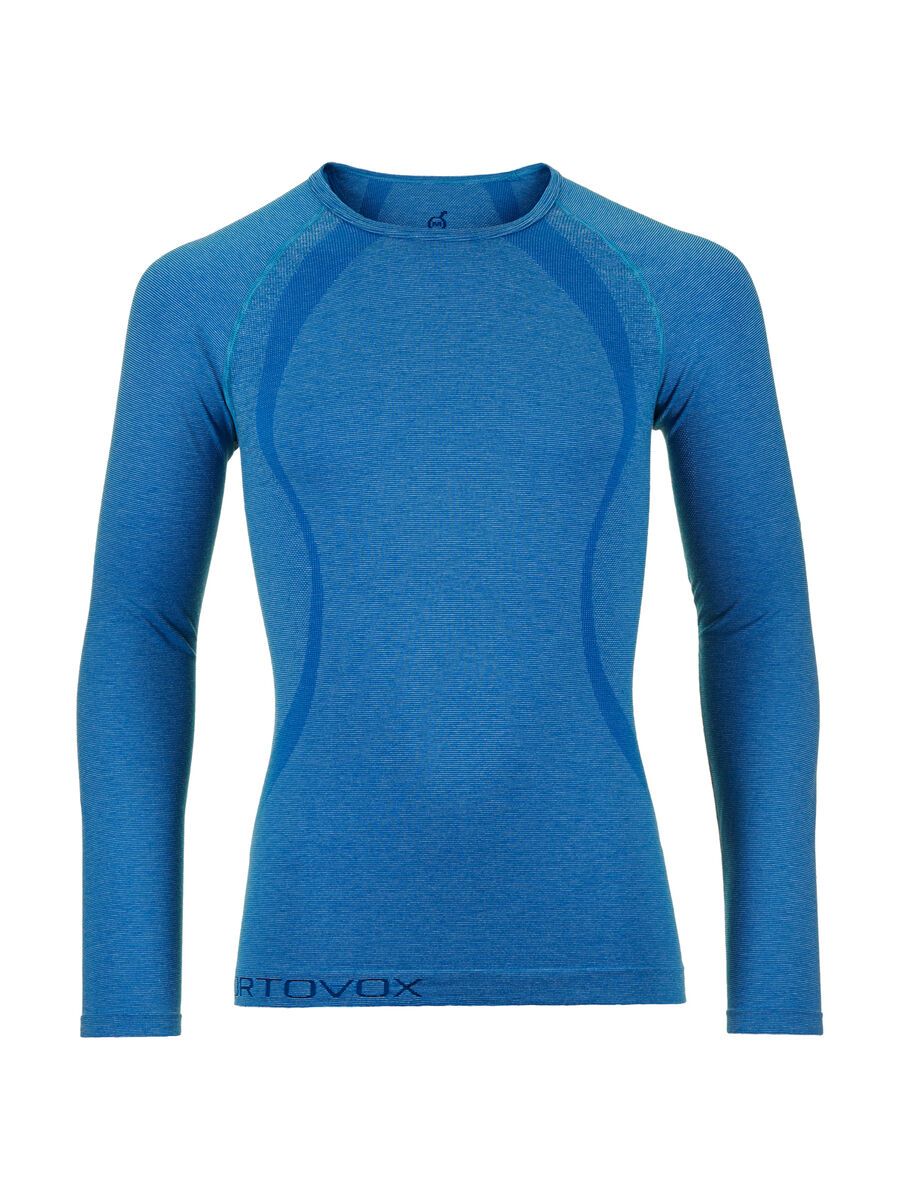 Ortovox Merino 140 Long Sleeve, blue ocean - Bild 1