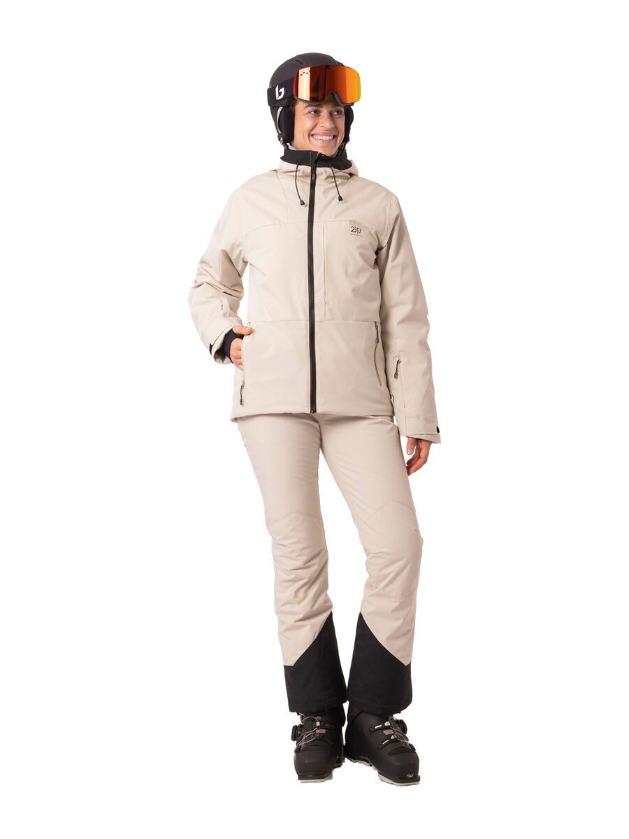 2117 of Sweden Women’s Humla Light Padd Ski Jacket, beige - Bild 3