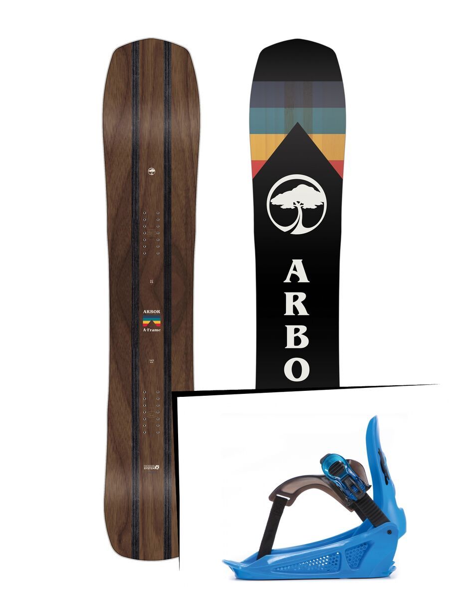 Set: Arbor A-Frame 2019 + K2 Mini Turbo blue - Bild 1