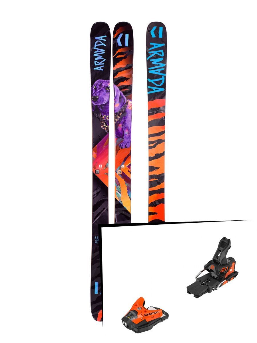 Set: Armada Arv 96 2019 + Salomon STH2 WTR 13 orange/black - Bild 1
