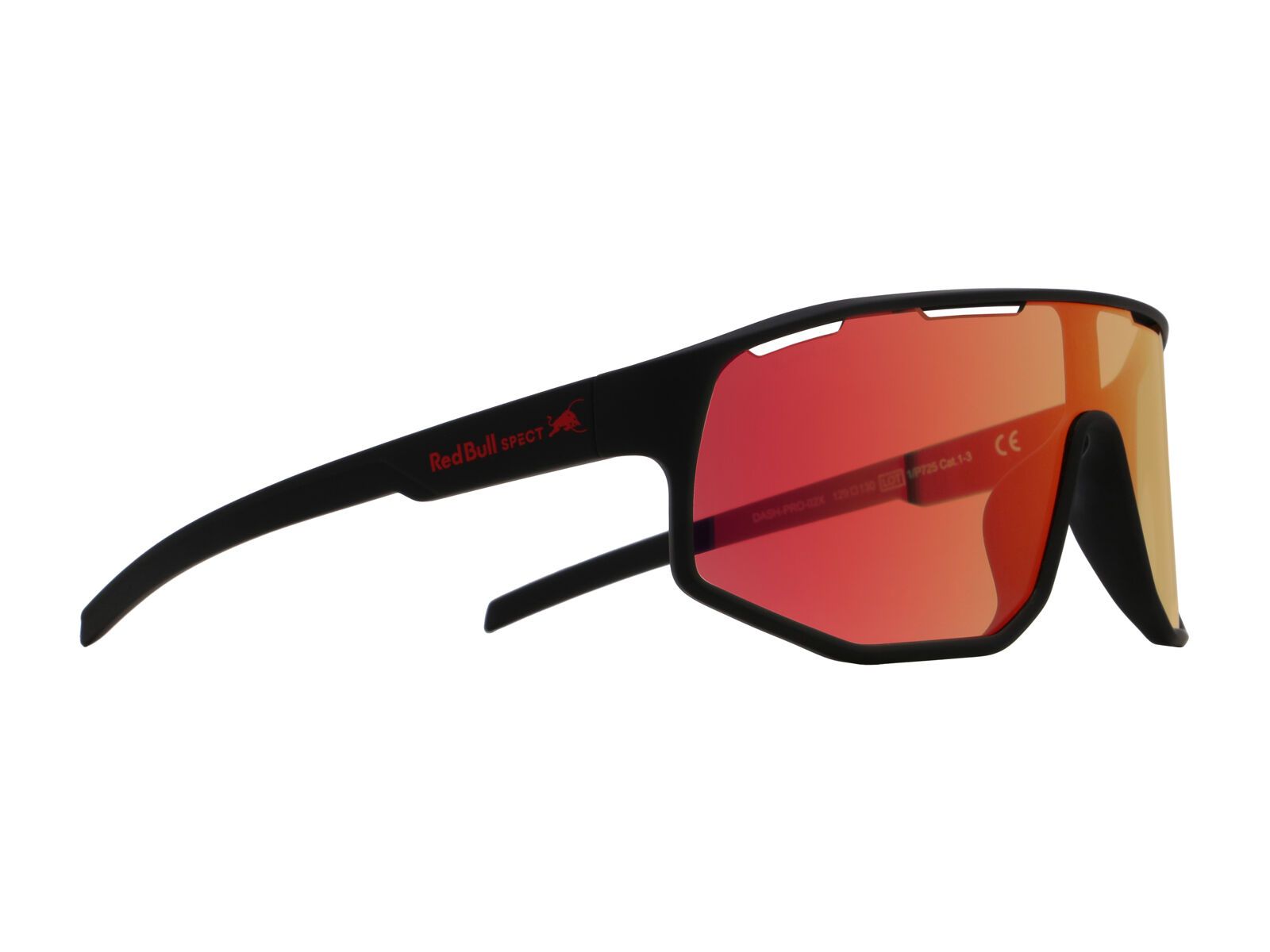Red Bull Spect Eyewear Dash, Photochromic/Red Mirror / soft touch black - Bild 1