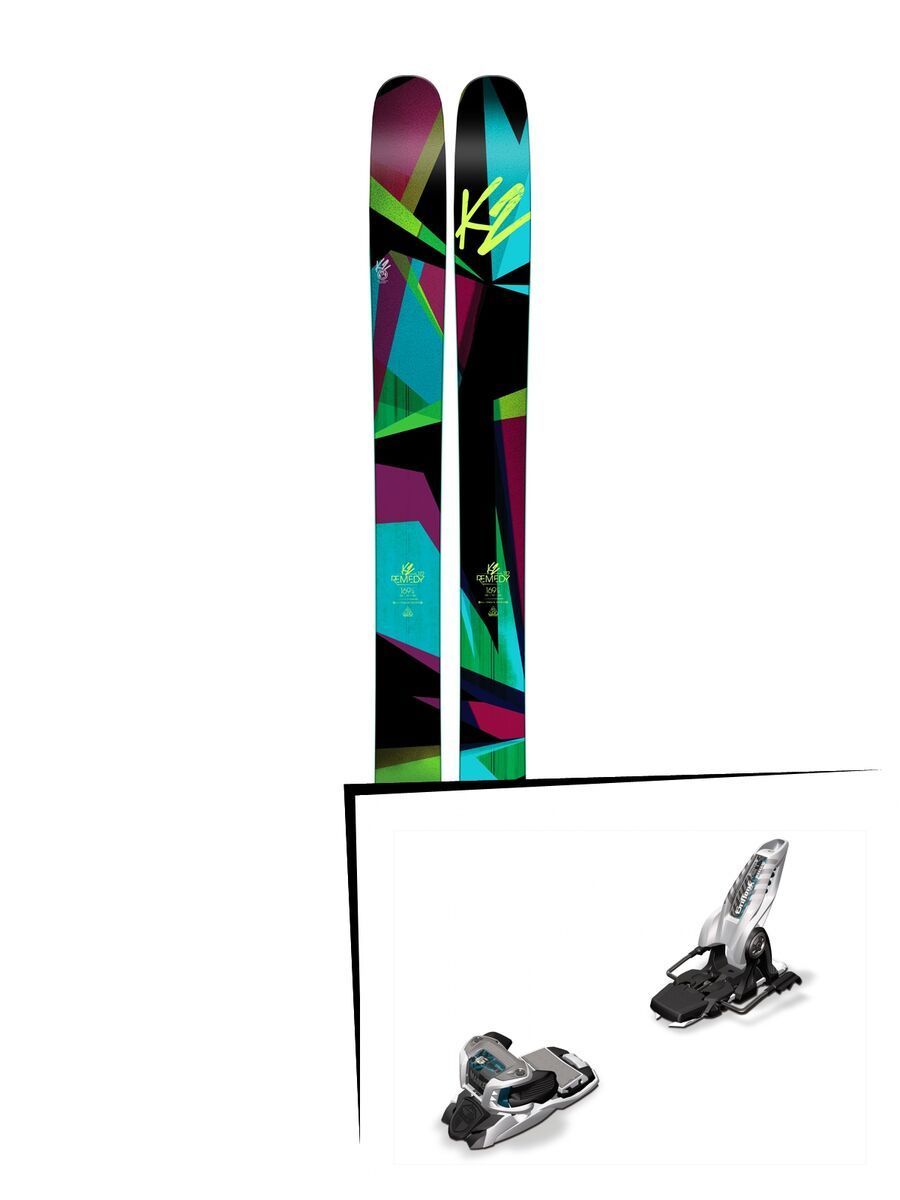 K2 SKI Set: Remedy 112 2016 + Marker Griffon 13 - Bild 1