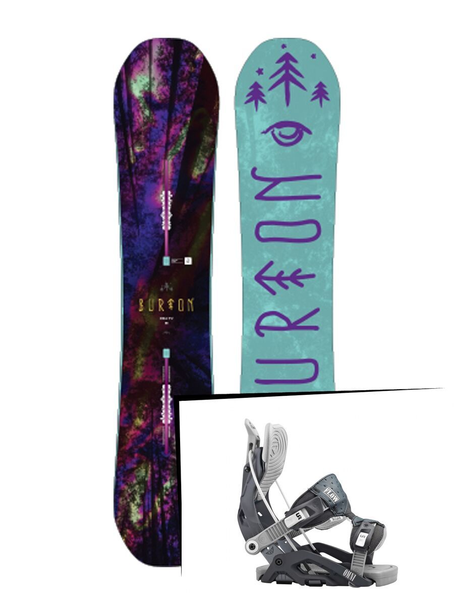 Set: Burton Deja Vu Flying V 2017 + Flow Omni (1513199S) - Bild 1