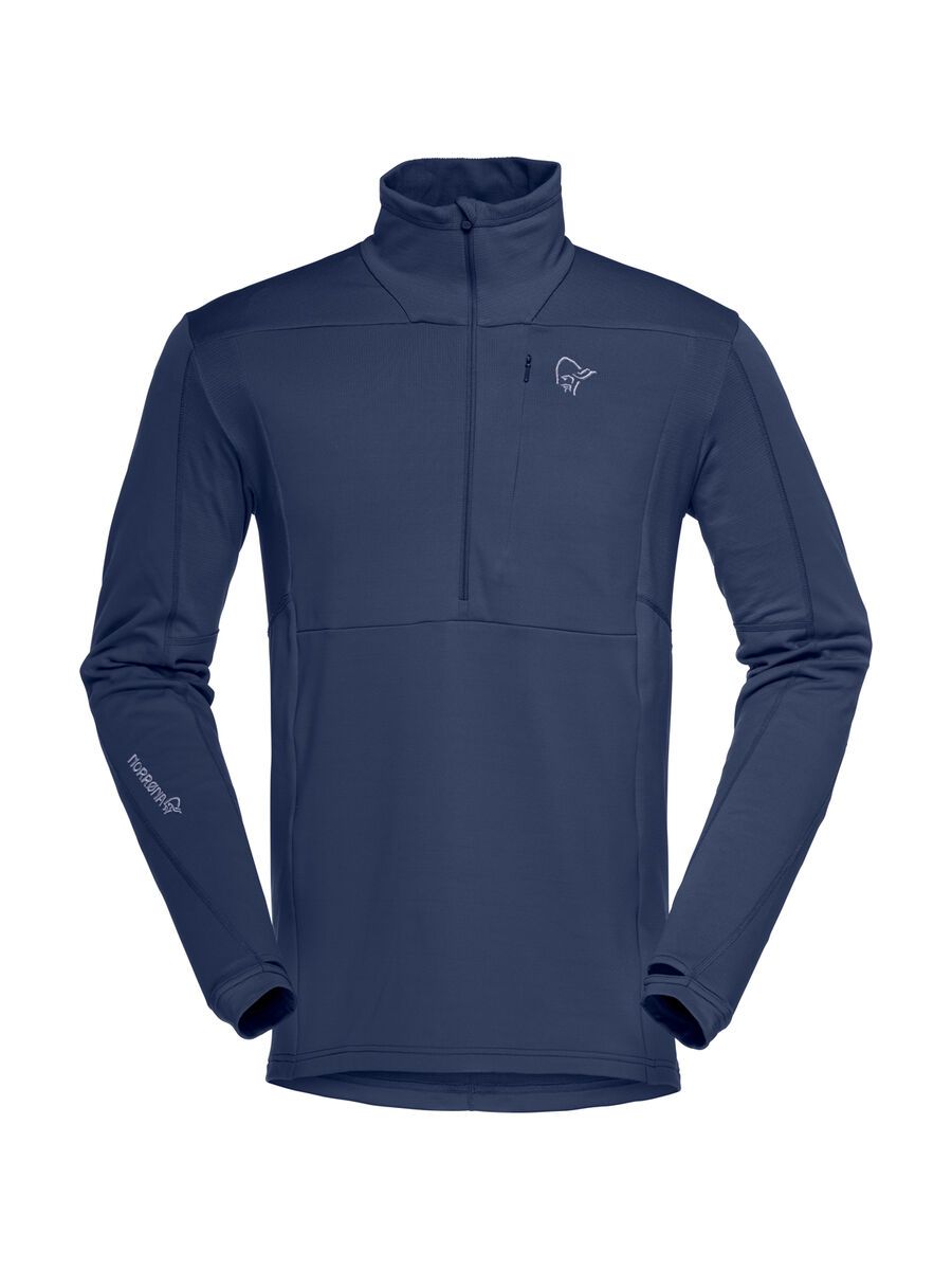 Norrona falketind warm1 Stretch Sweater, indigo night - Bild 1