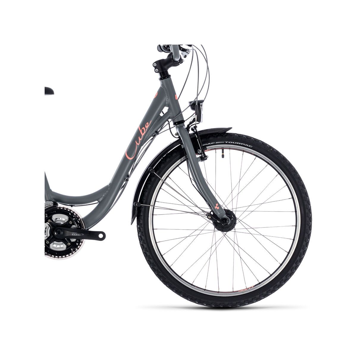 Cube Kid 240 Street Girl, grey´n´coral - Bild 3