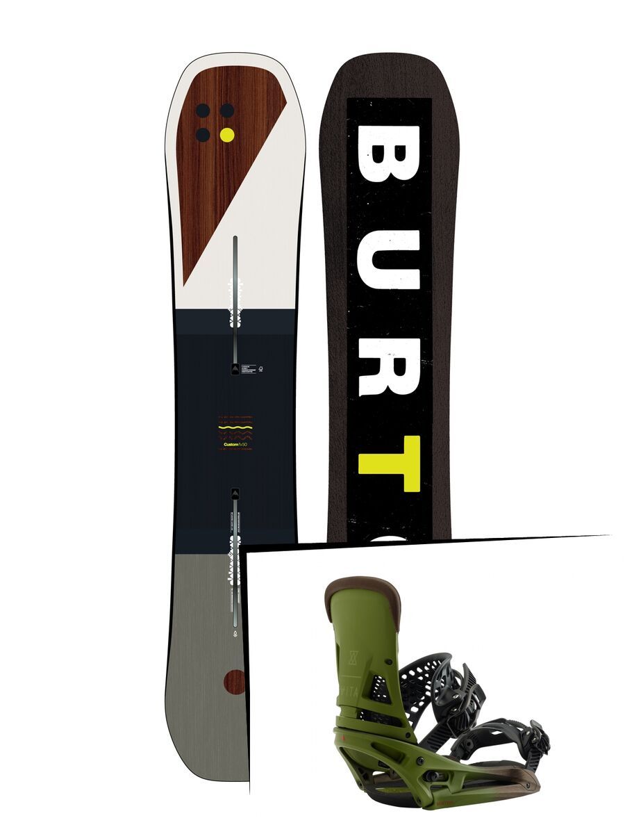 Set: Burton Custom Flying V 2019 +  Malavita EST (2218372S) - Bild 1