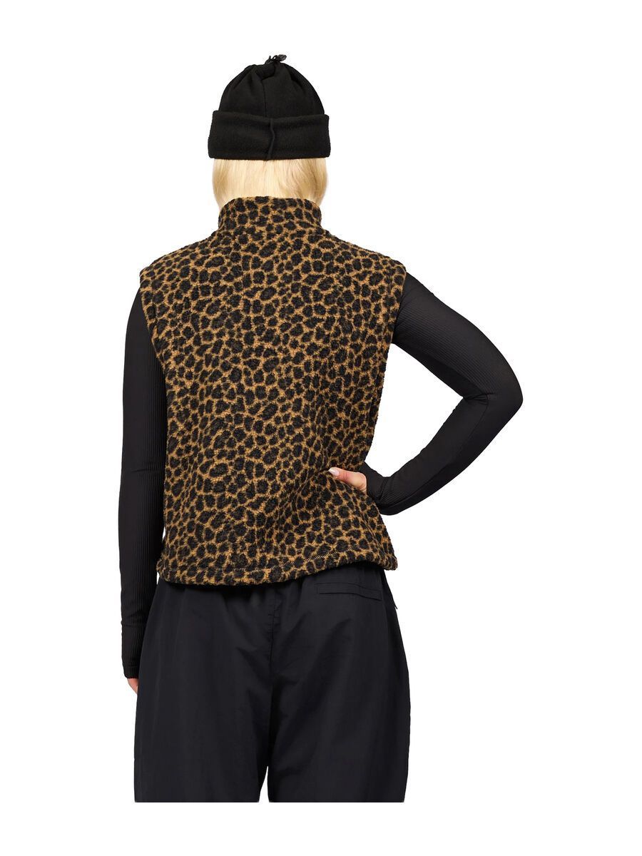 Eivy Boxy Sherpa Vest, leopard - Bild 4