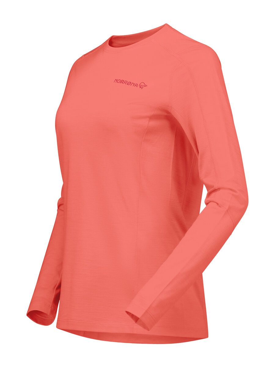 Norrona falketind equaliserUll Long Sleeve W's, deep sea coral - Bild 2