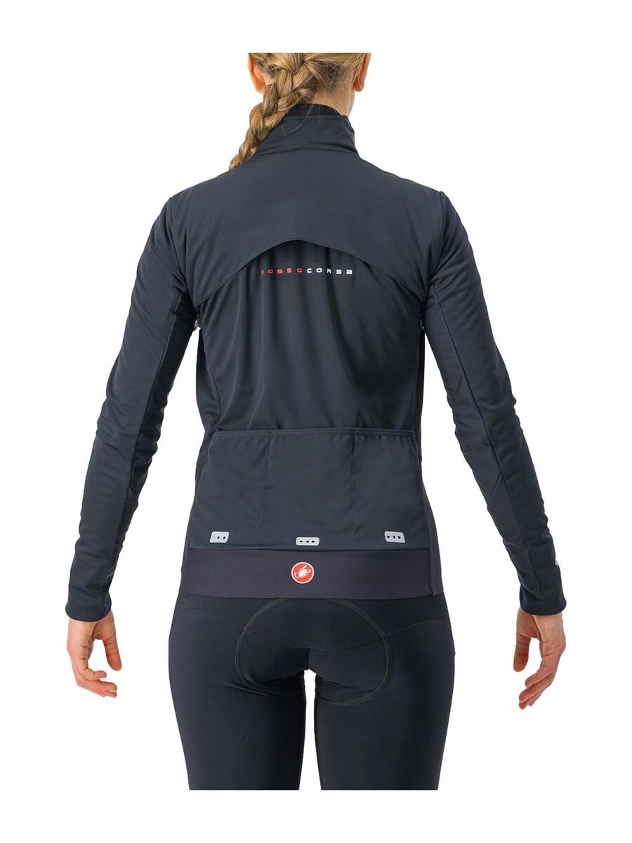 Castelli Alpha Doppio RoS W Jacket, light black/silver reflex-dark - Bild 2