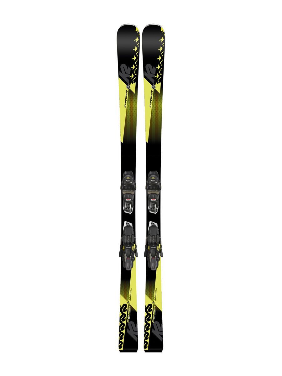 K2 SKI Charger 2019, schwarz grau gelb - Alpinski - Bild 1