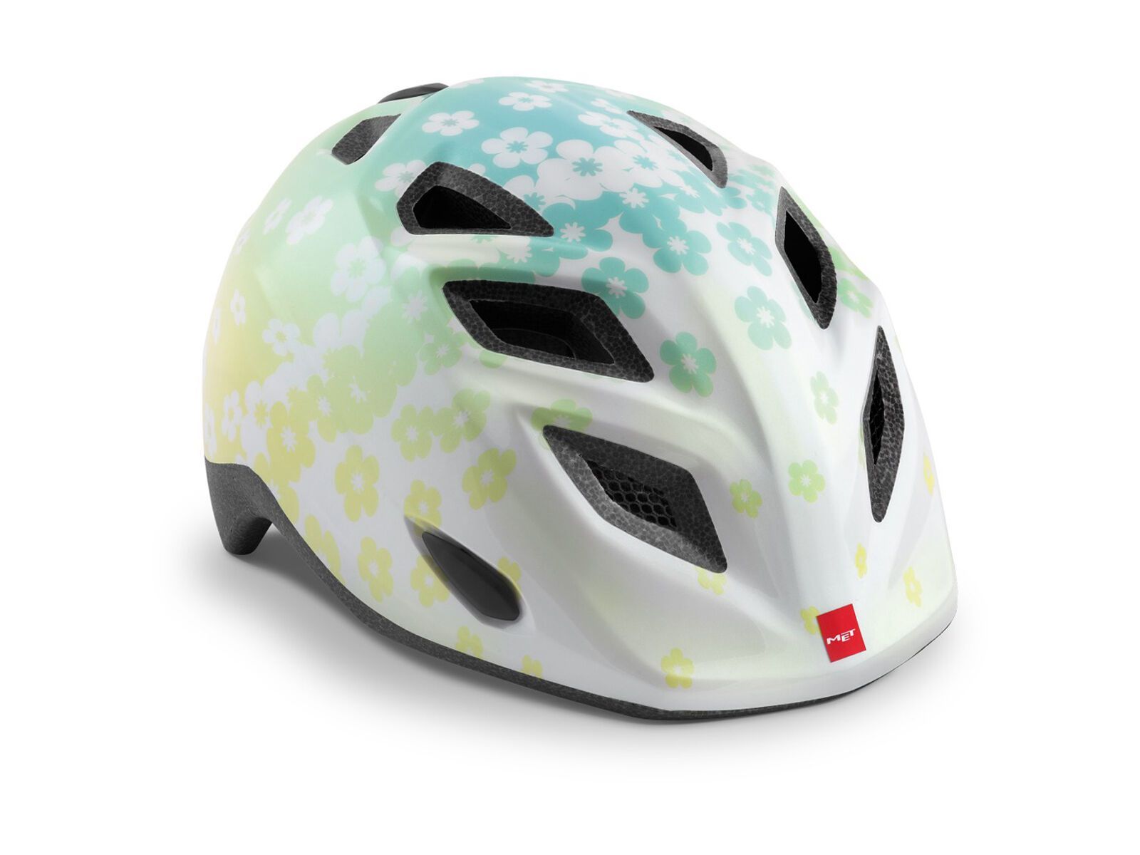 MET Genio, iridescent white flowers/glossy - Bild 1