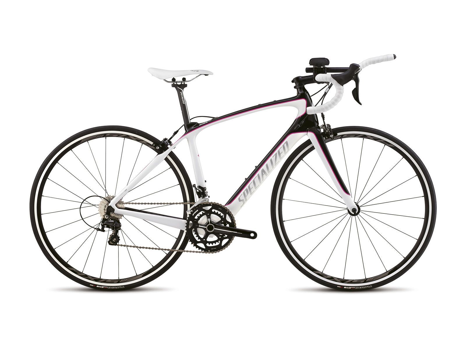 Specialized Alias Sport Tri, Gloss Carbon/White/Pink - Bild 1