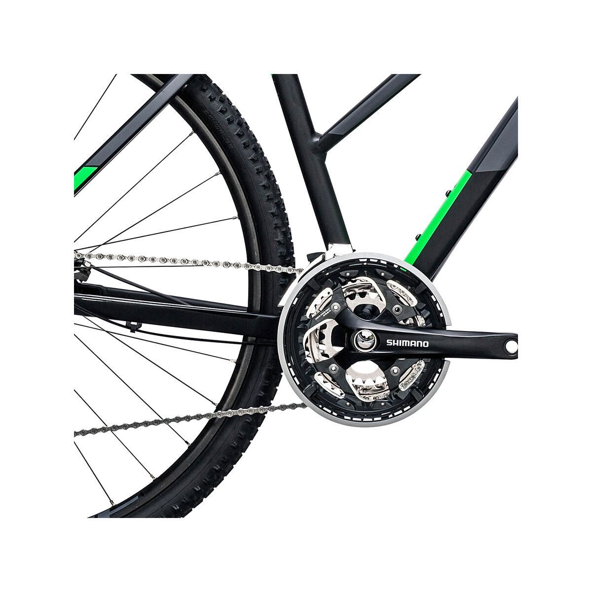 Cube Cross Trapeze, black´n´flashgreen - Bild 3