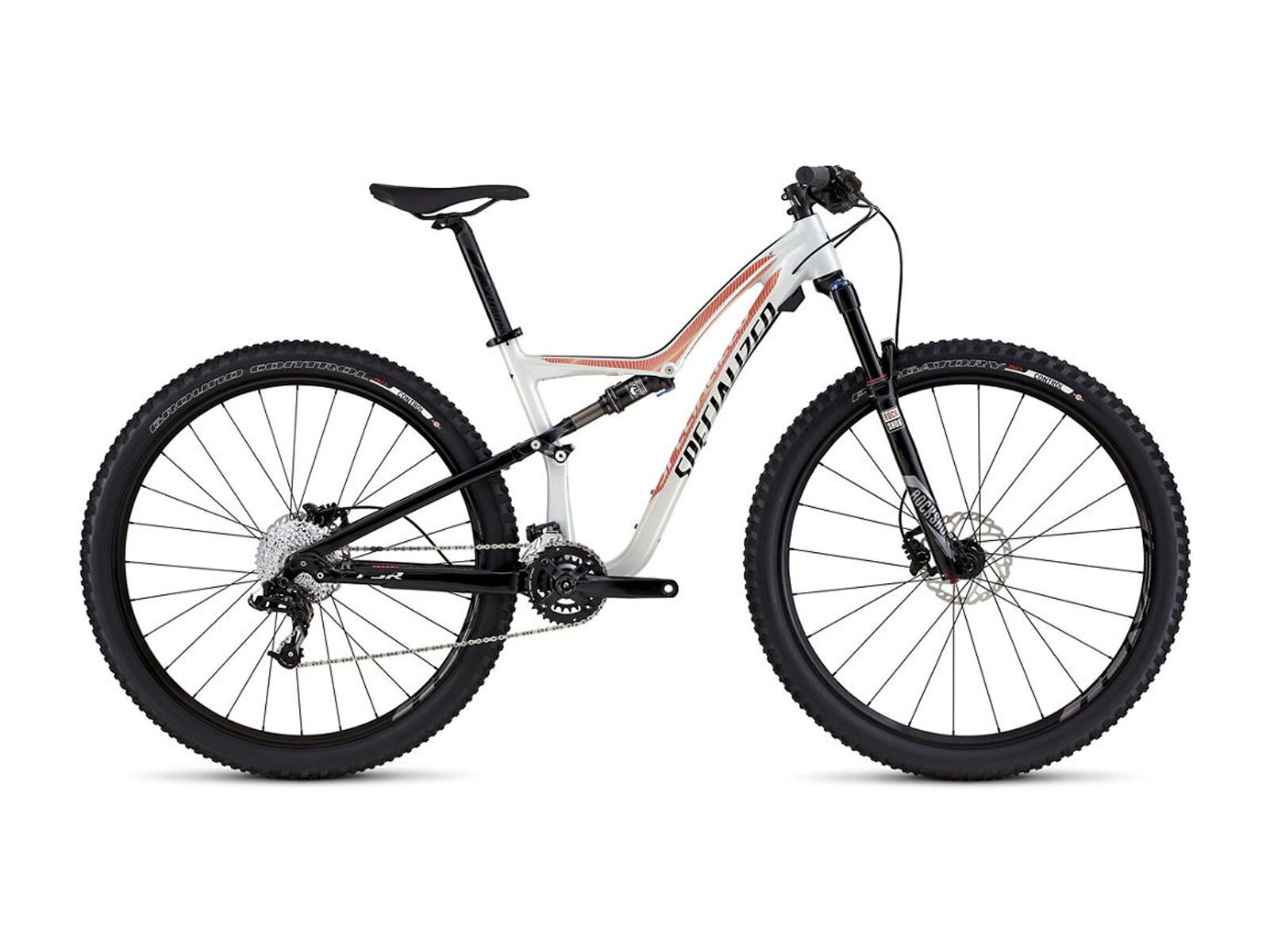 Specialized Rumor Comp 29, gloss dirty white/black/coral - Bild 1