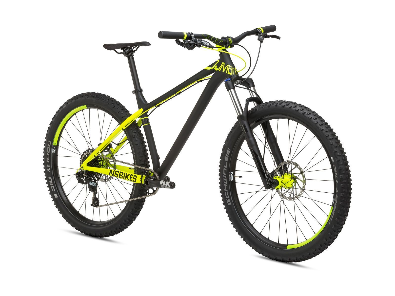 NS Bikes Eccentric Djambo 1, dark raw/fluo yellow - Bild 2