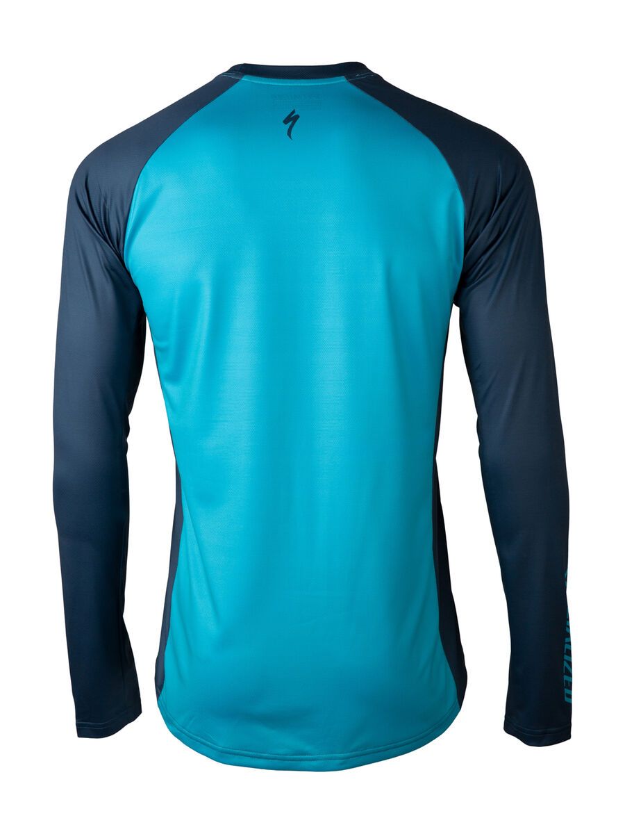 Specialized Demo Pro Longsleeve Jersey, aqua/cast blue block - Bild 3