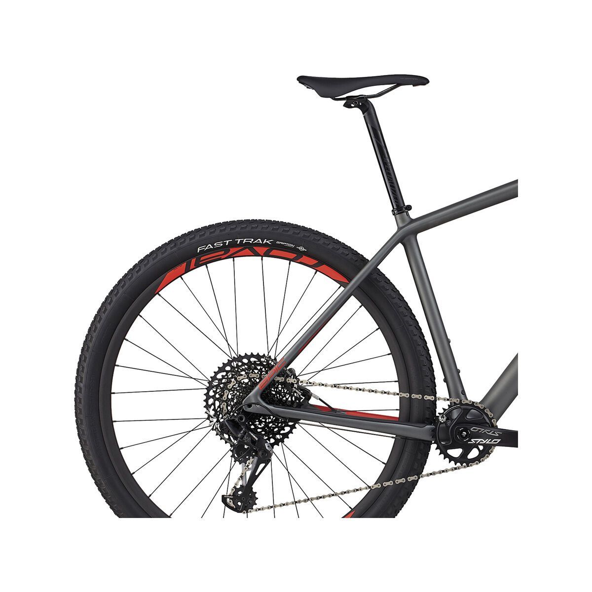 Specialized Epic HT Expert, satin charcoal/black/rocket red - Bild 7