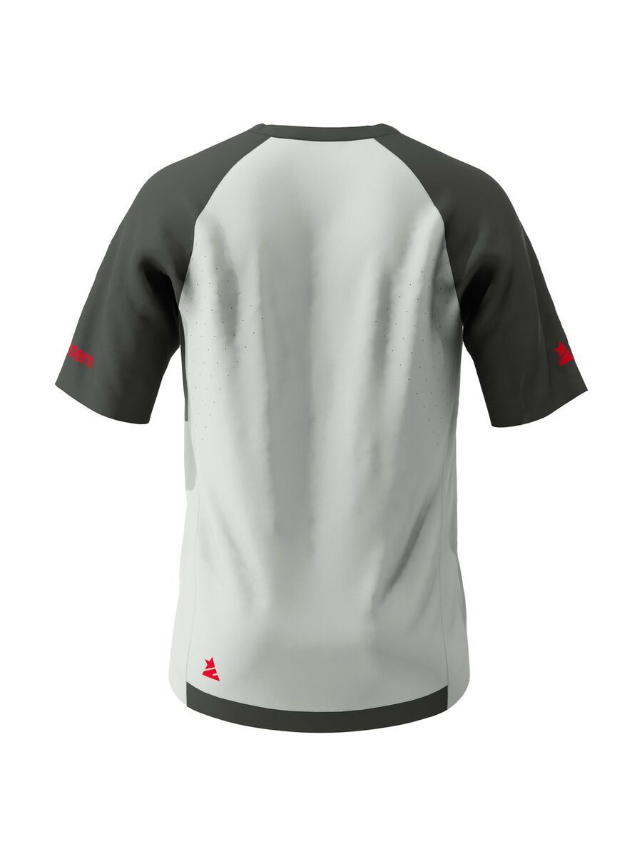 Zimtstern PureFlowz Shirt SS Men, glacier grey/gun metal/cyber red - Bild 4