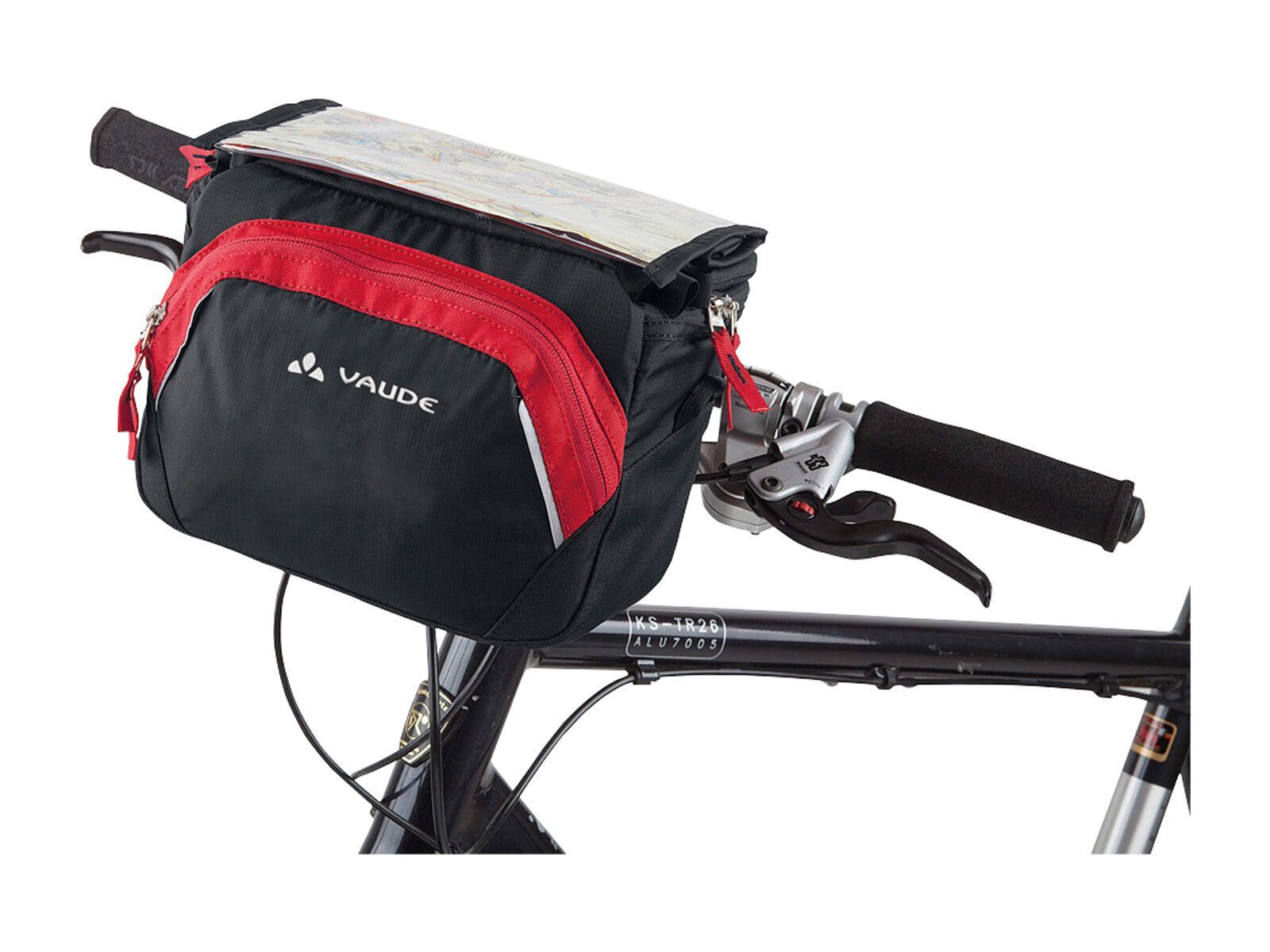 Vaude Road I, black/red - Bild 1