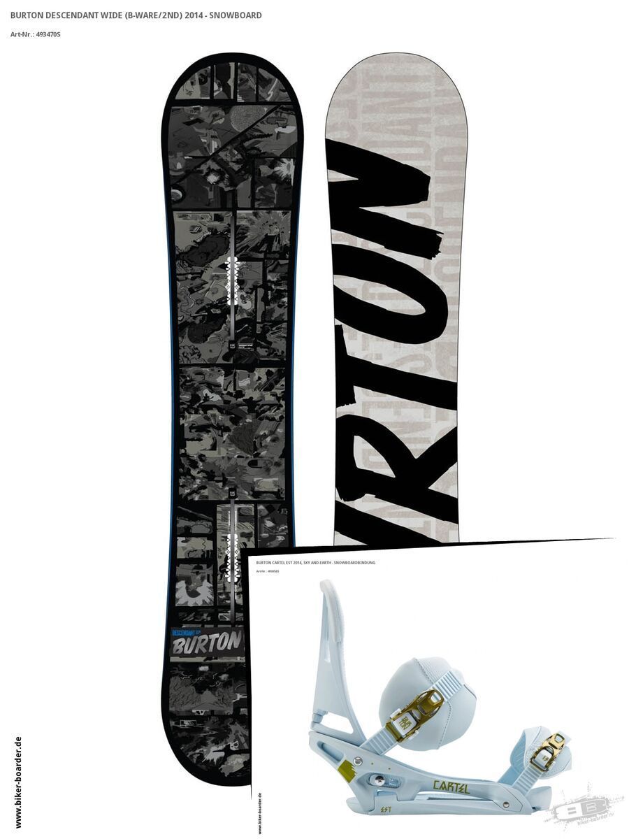 Set: Burton Descendant Wide  +  Cartel EST (493858S) - Bild 1