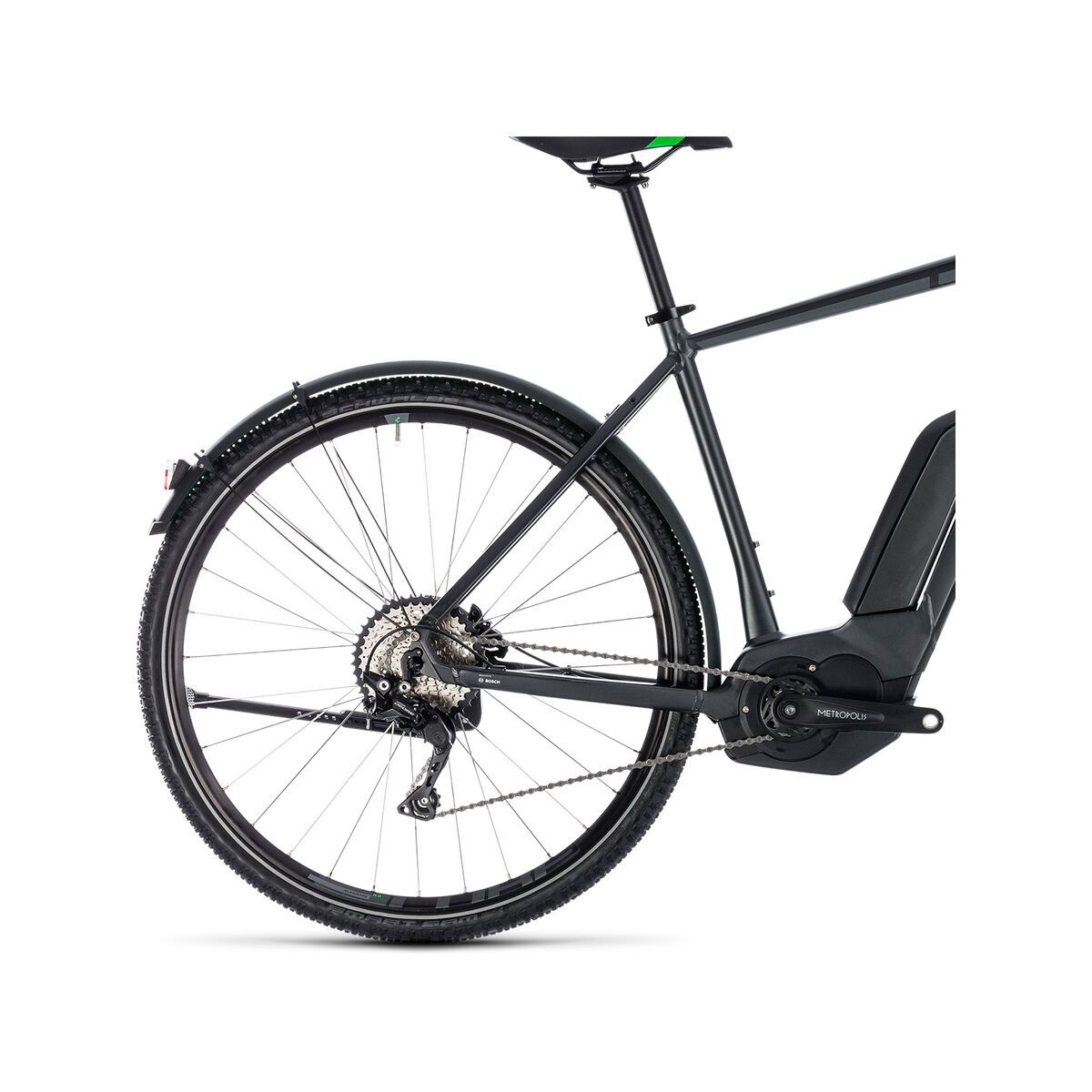 Cube Cross Hybrid Pro Allroad 400, grey´n´flashgreen - Bild 5