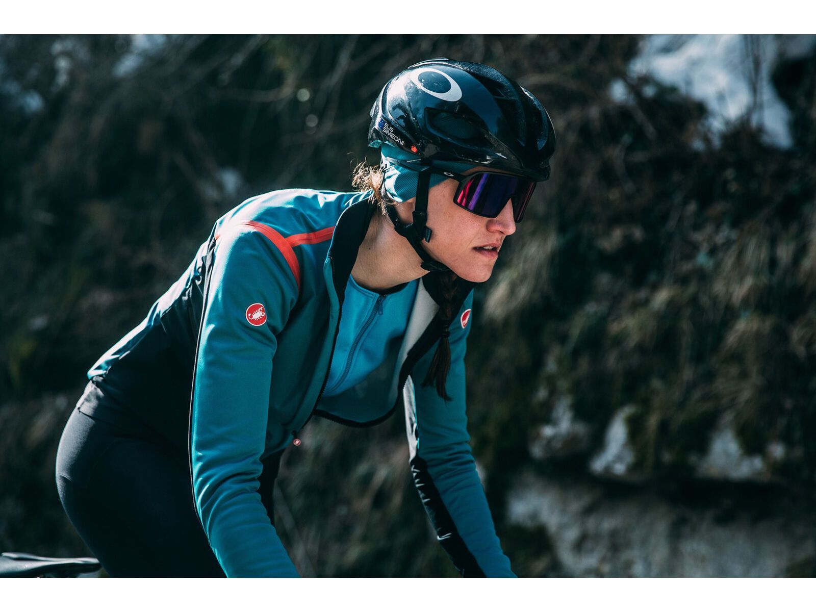 Castelli Alpha RoS 2 W Jacket, teal blue/fiery red-sky blue - Bild 18