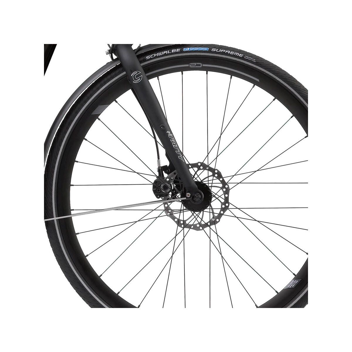 Cannondale E-Series 1 Headshok Step Trough 300Wh. New HMI, jet black matte - Bild 2