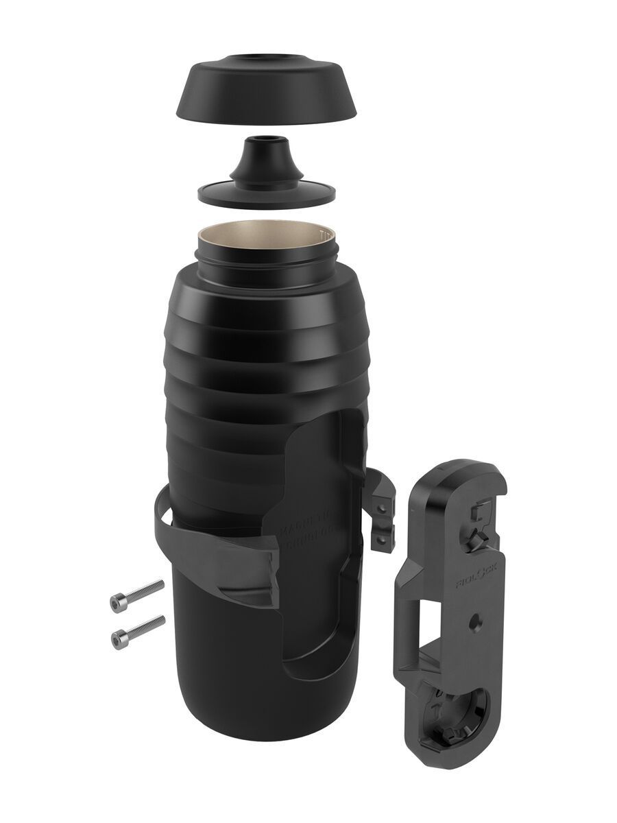 Fidlock Twist X Keego Bottle 600 + Bike Base, titanium white - Bild 8