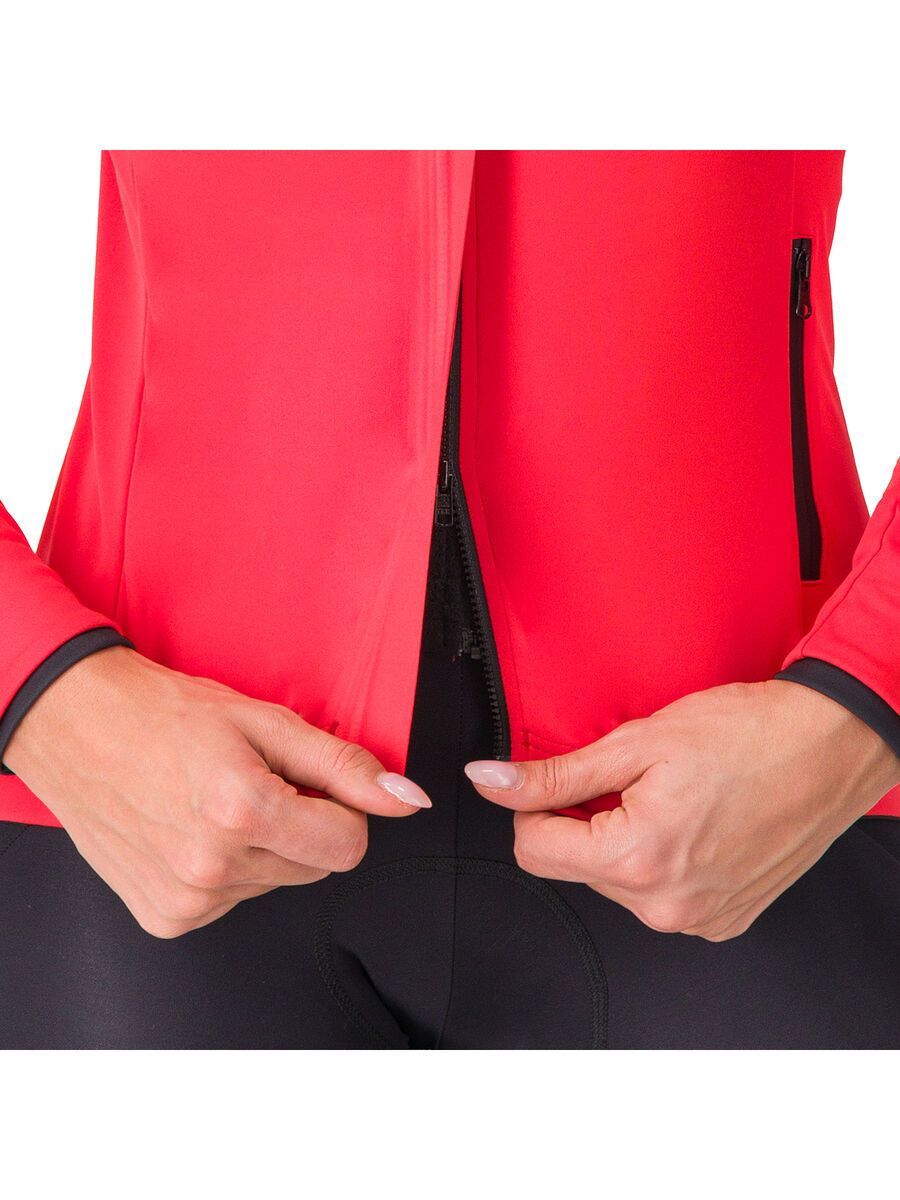 Castelli Alpha 150 W Jacket, hibiscus/black - Bild 8