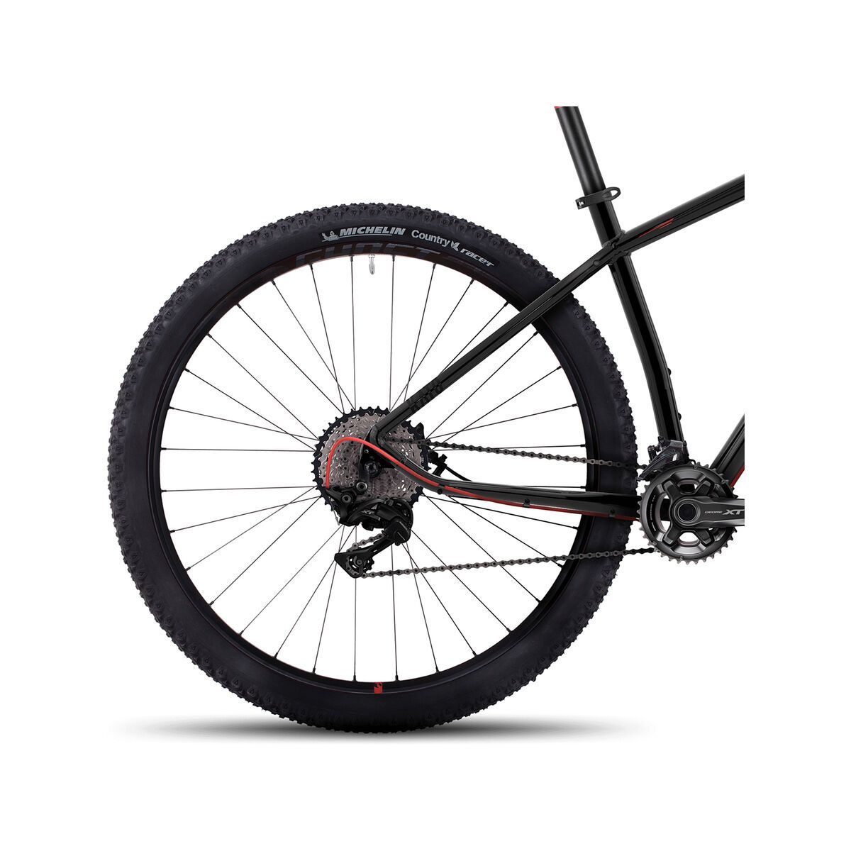 Ghost Kato 9 AL, night black/night black/neon red - Bild 4