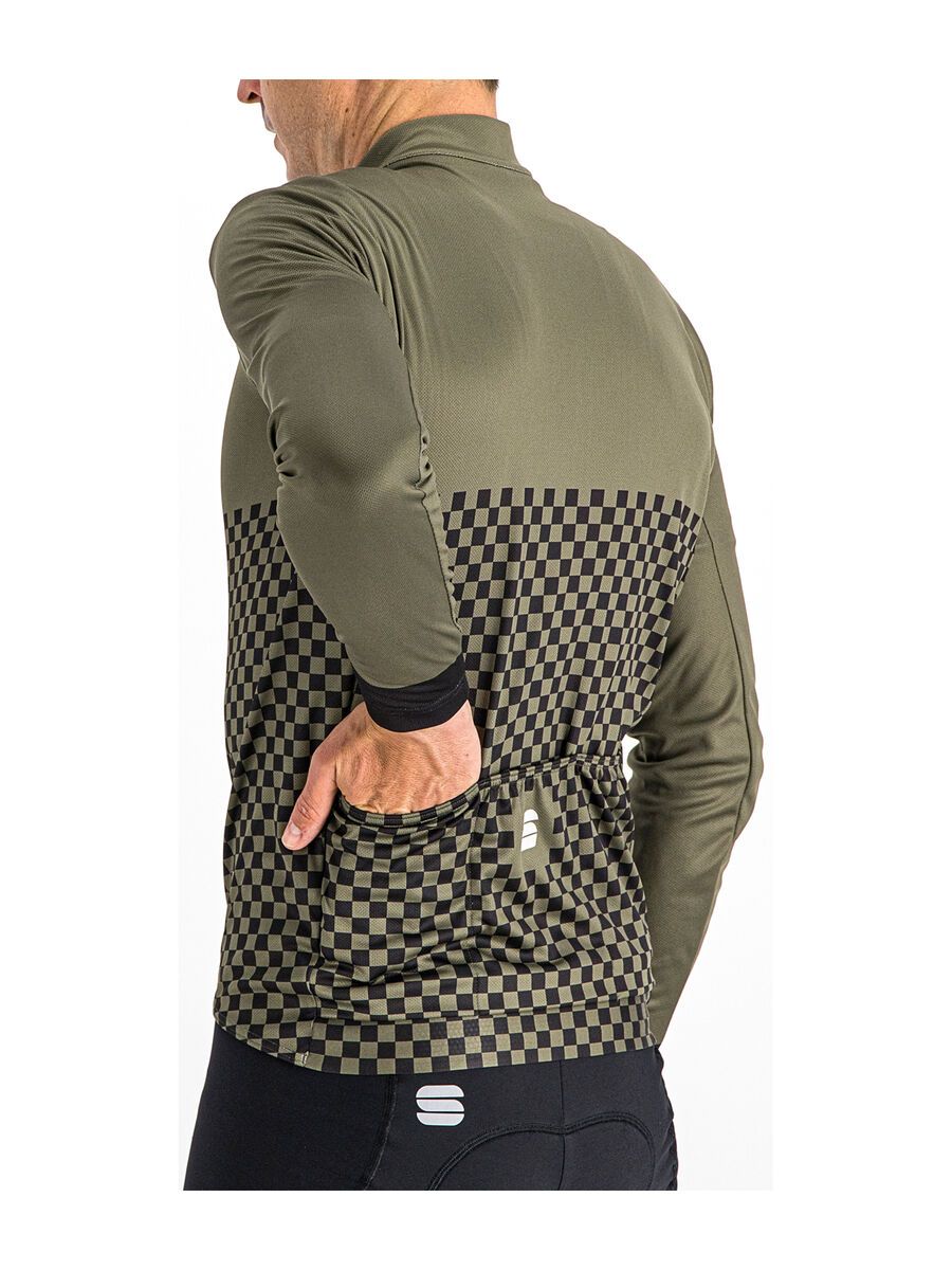 Sportful Checkmate Thermal Jersey, beetle black - Bild 6
