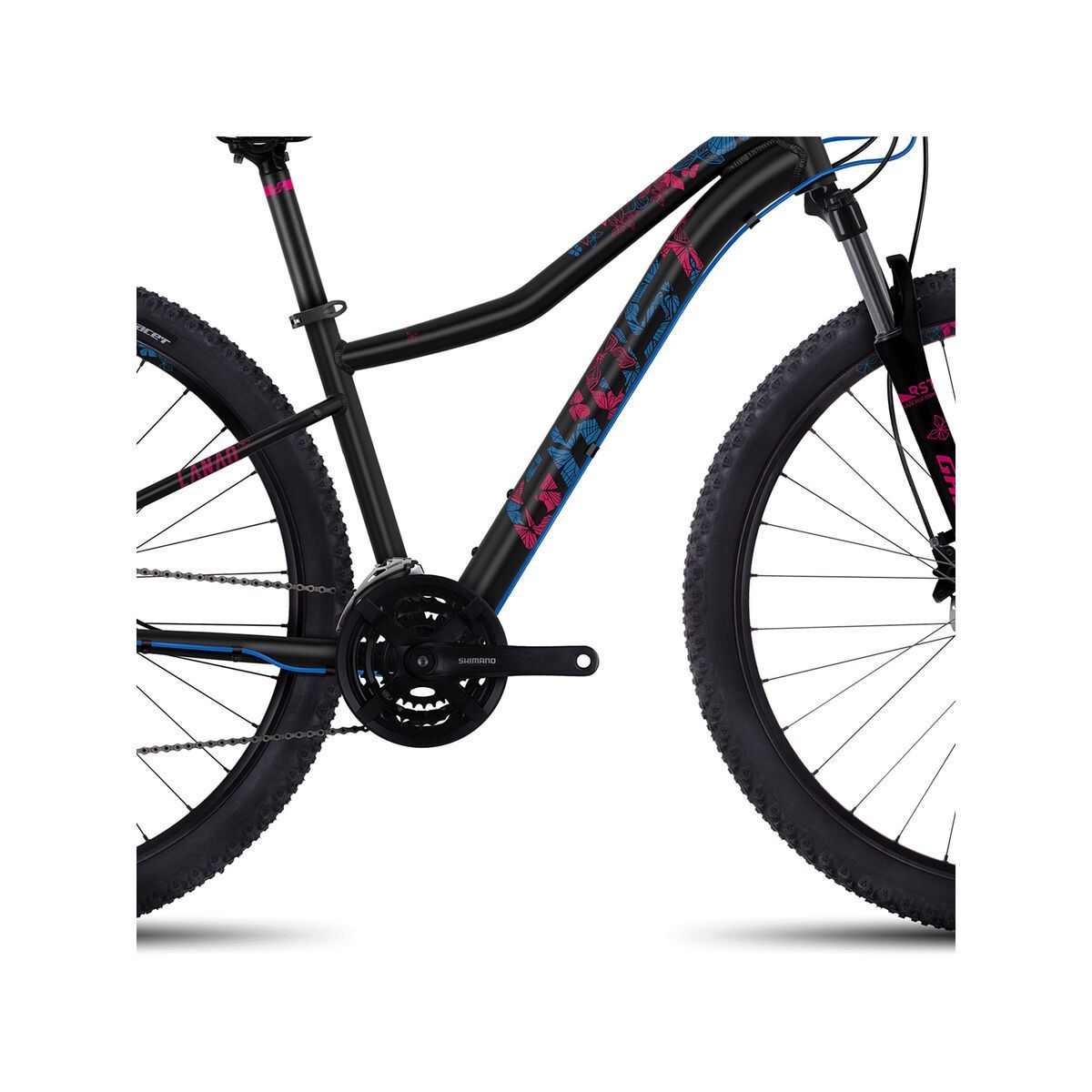 Ghost Lanao 2 AL 29, night black/riot blue/fuchsia pink - Bild 3