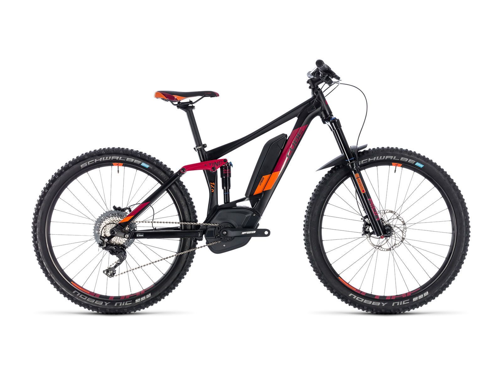 Cube Sting Hybrid 140 Race 500 27.5, black´n´berry - Bild 1