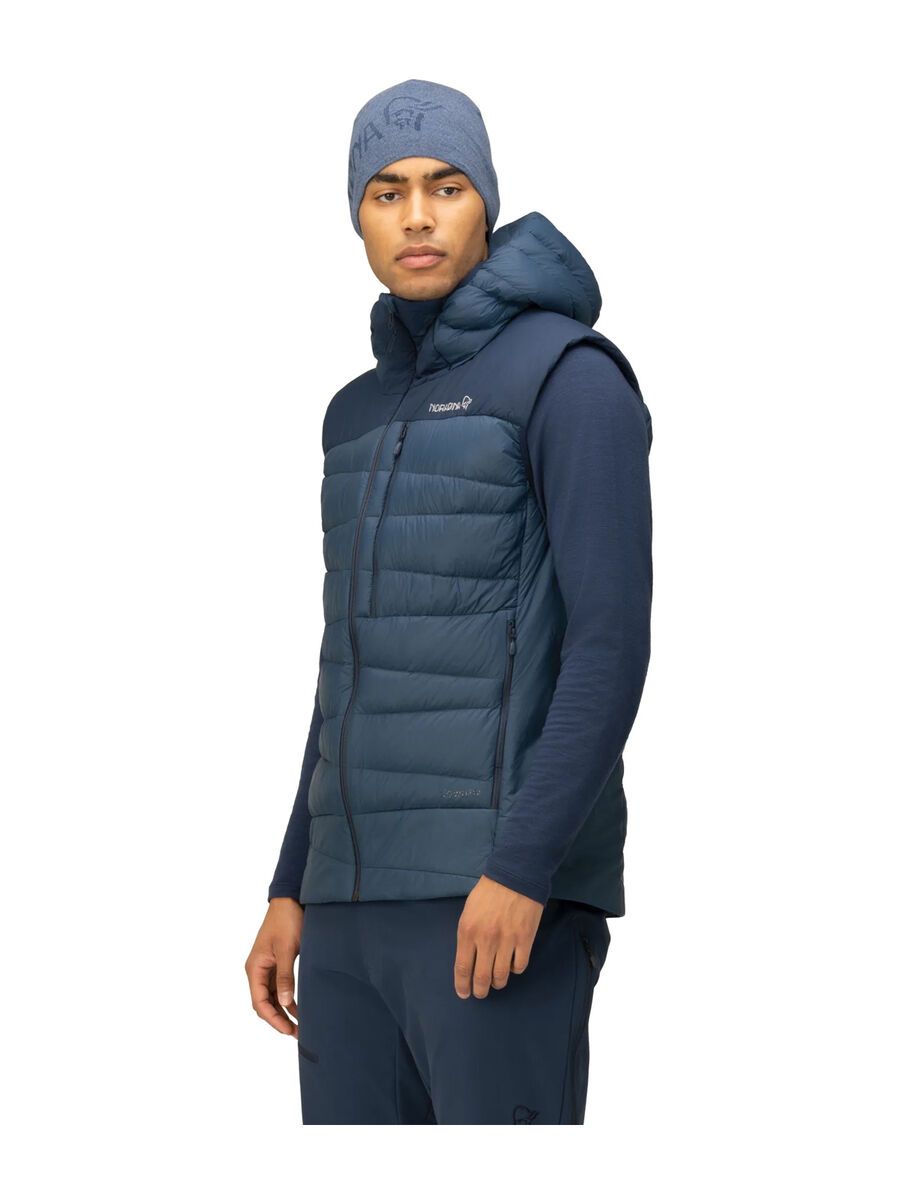 Norrona falketind down750 Vest M's, indigo night - Bild 4