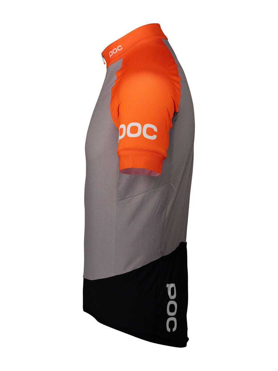 POC Essential Road Jersey, granite grey/zink orange - Bild 2